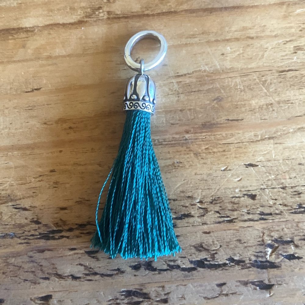 Brighton Tahlia Green Tassel Amulet JC426G